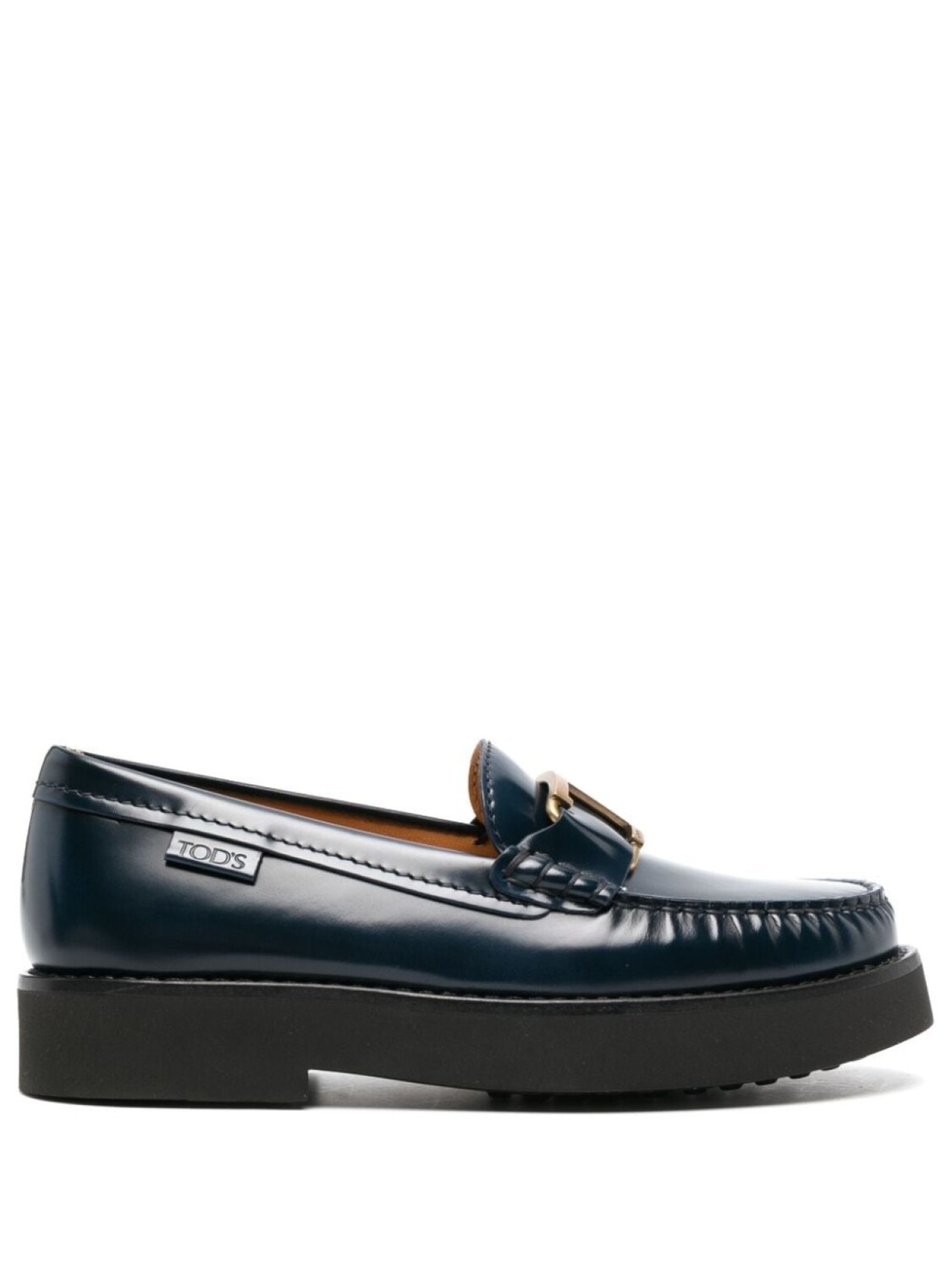 

Tod's лоферы с логотипом, синий