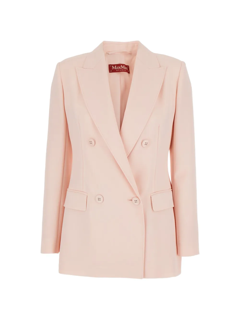 

Двубортный пиджак Max Mara, розовый