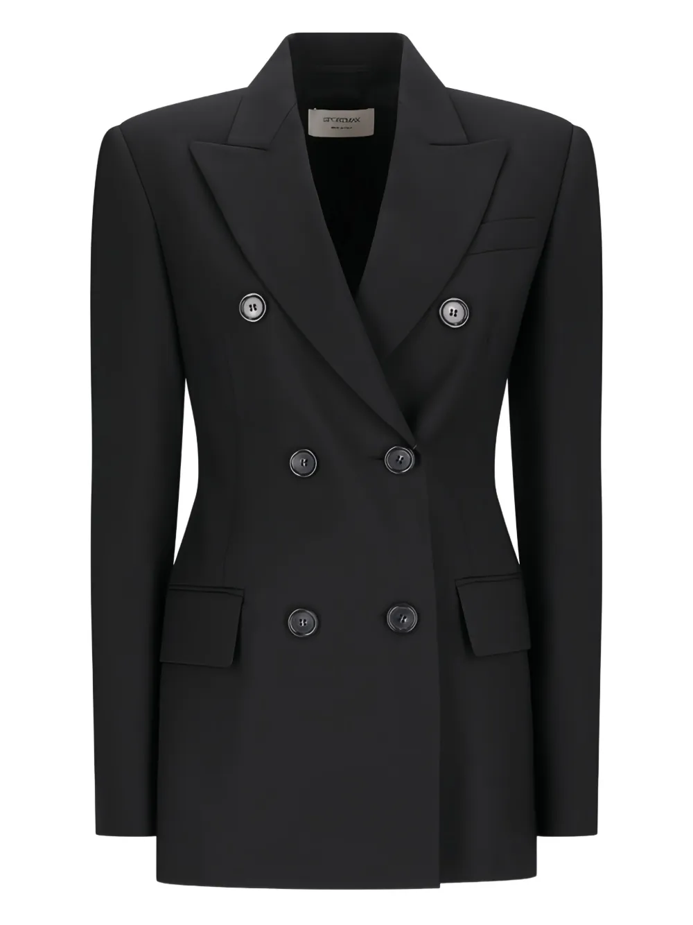 

Двубортный блейзер Adamo SPORTMAX, черный
