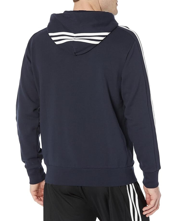 

Худи Adidas Essentials French Terry 3-Stripes Pullover Hoodie, цвет Ink/White