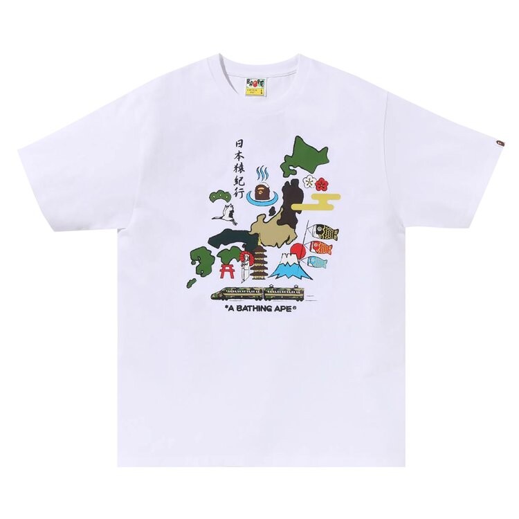 

Футболка BAPE Japan Culture 'White', белый