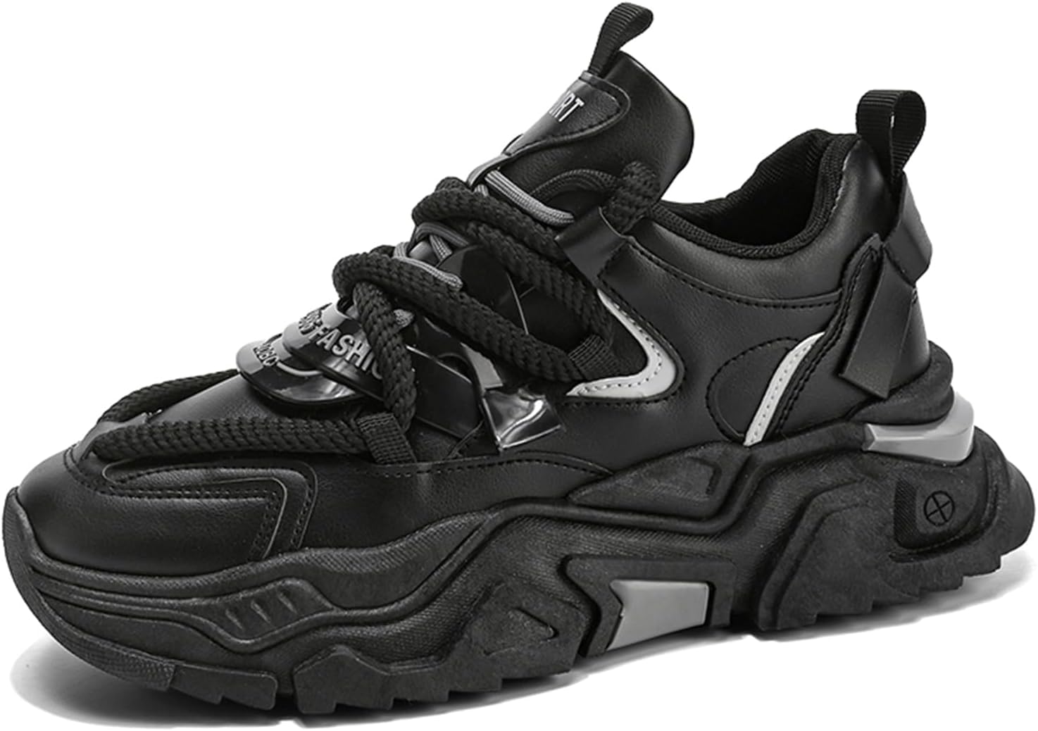 

Мужские повседневные спортивные кроссовки SPWAGYM для тенниса и ходьбы, массивные модные кроссовки для тренировок, черный