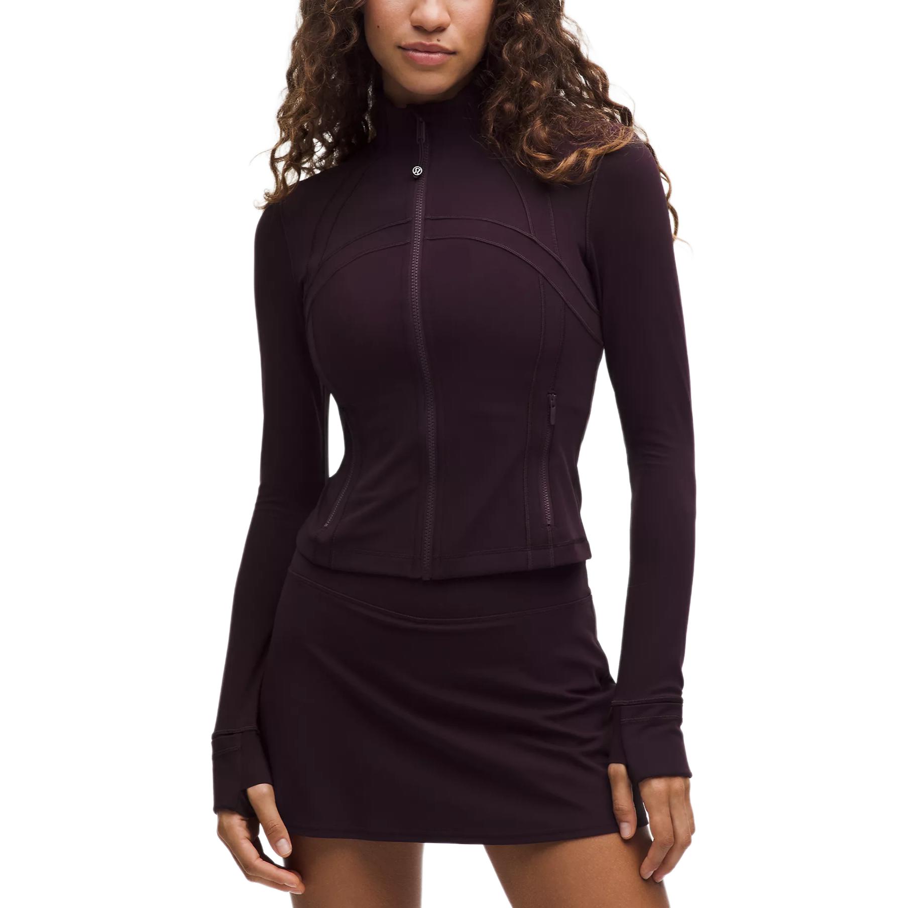 

Йога-кофта для женщин Lululemon, черный plum (plum фиолетовый)/blpm