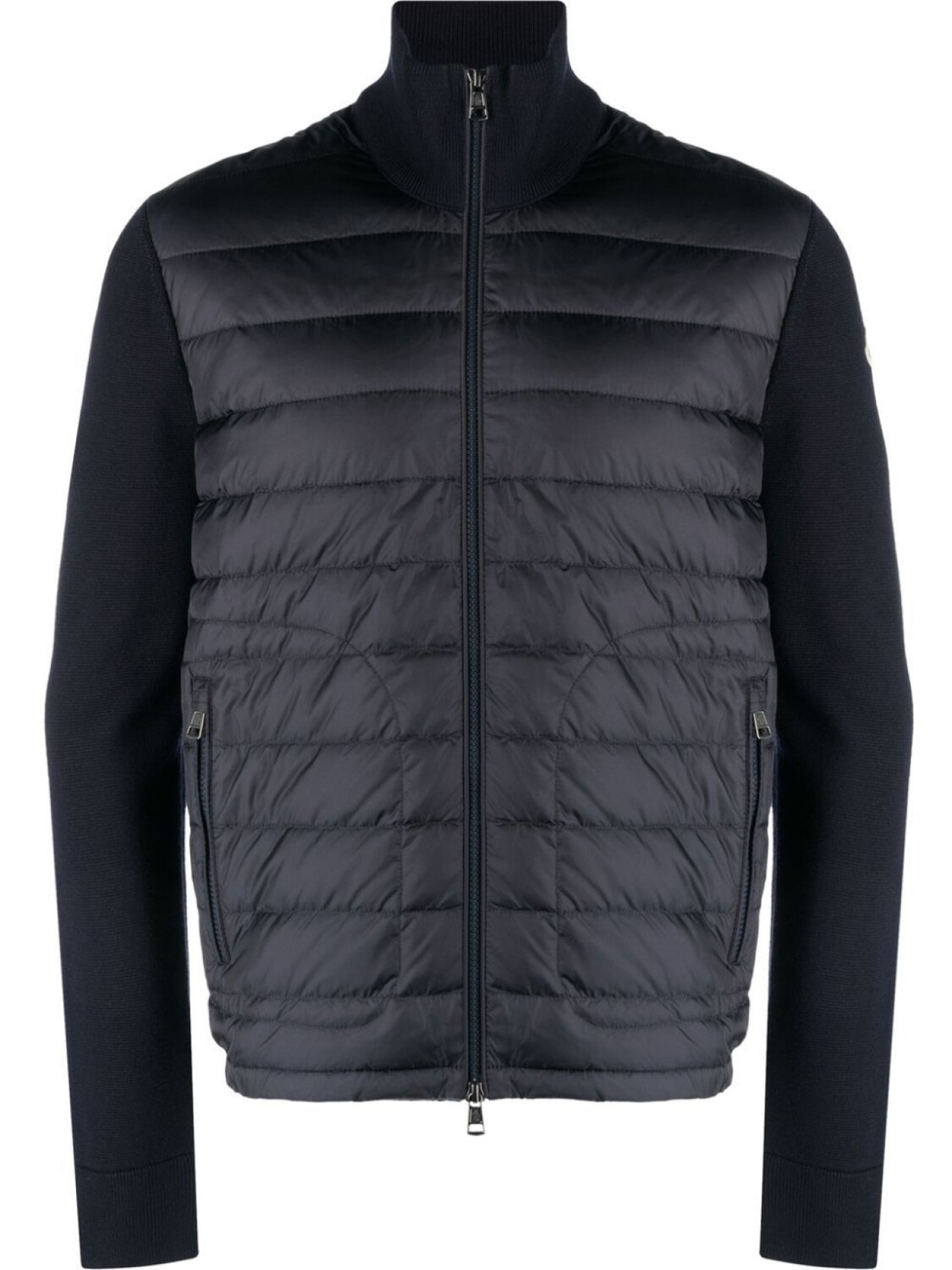 

Moncler стеганый кардиган на молнии, синий