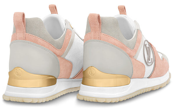 Кроссовки run away sneakers 'pink gold' Louis Vuitton, белый — фото 4