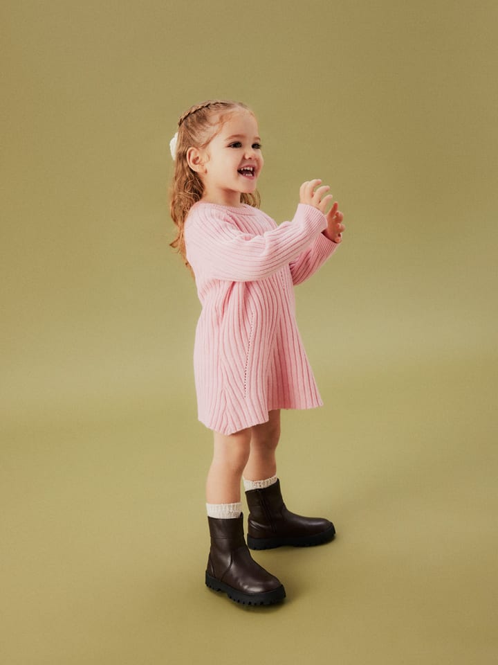 

Name it Вязаное платье "Рикине" розового цвета