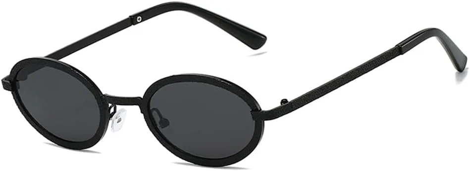 

Винтажные овальные металлические солнцезащитные очки для женщин и мужчин в стиле ретро, ​​для рыбалки, вождения, с защитой от УФ-излучения UV400 KTUCN, 01