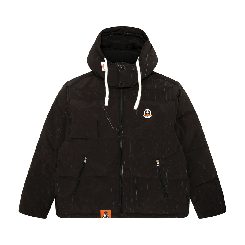 

Aape Куртка утепленная с эффектом складок, Black BKX