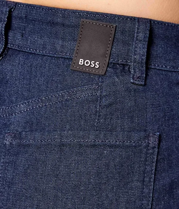 Джинсы ROSALYA flare fit Boss, темно-синий — фото 4