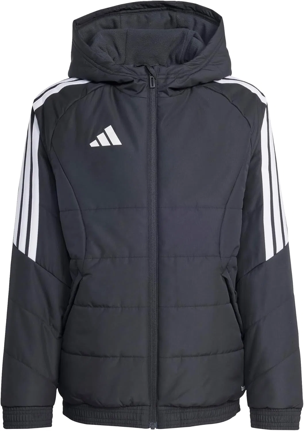 Детская зимняя куртка с утеплителем, водозащитой, Adidas, Black/White