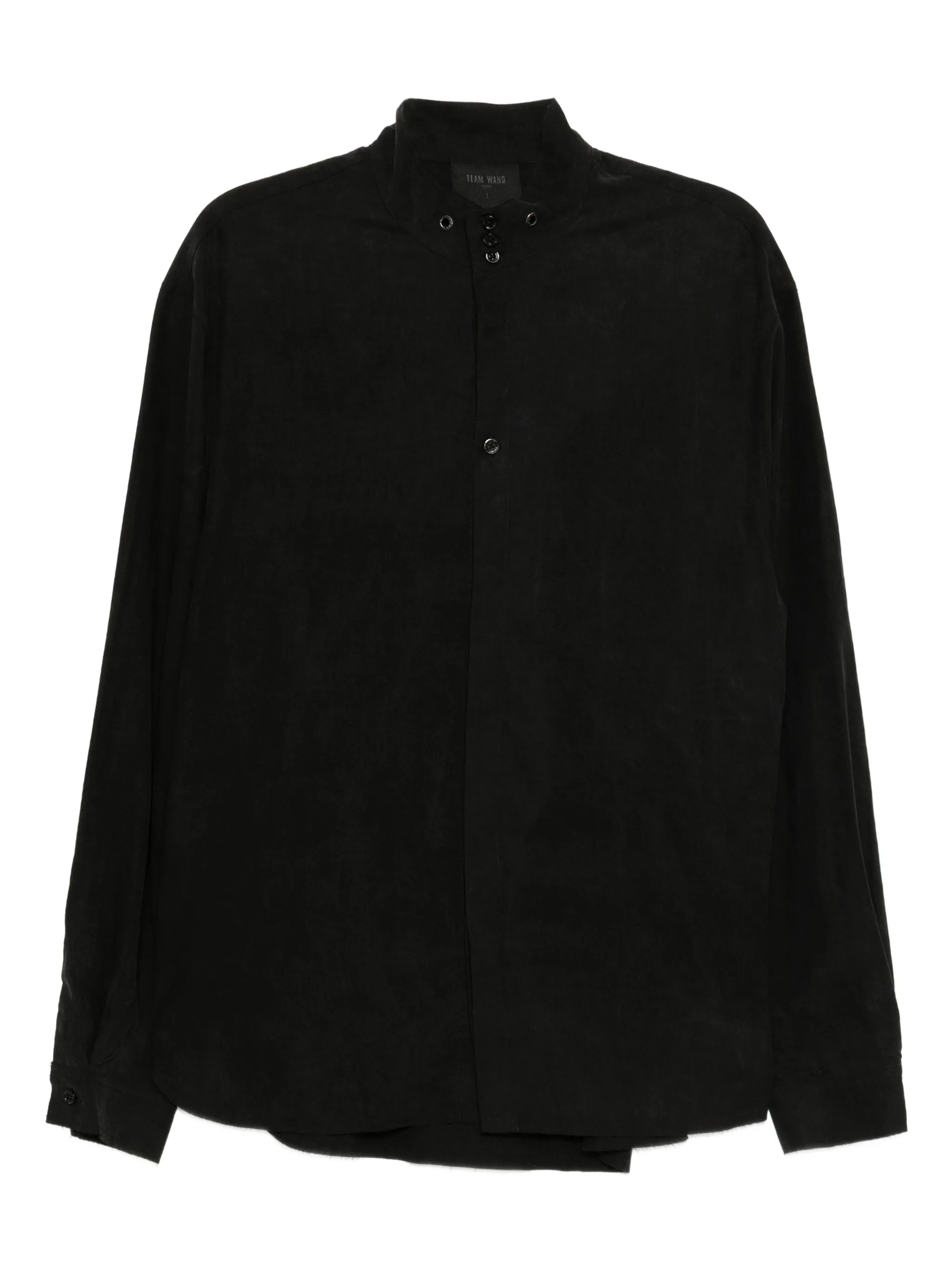 

Рубашка с воротником-стойкой Team Wang Design, серый