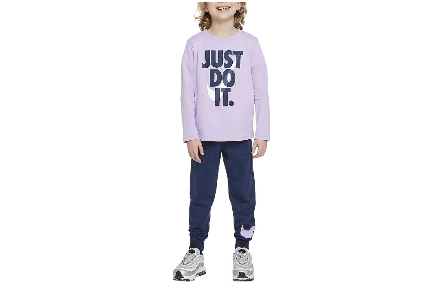 

Детская повседневная спортивная одежда Nike, цвет Purple + dark blue
