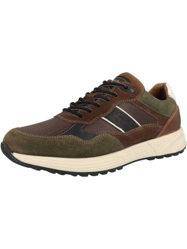 Низкие кеды Grants зеленого цвета Australian Footwear — фото 4