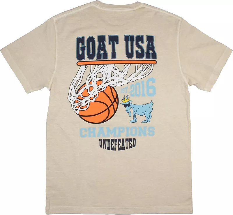 

Баскетбольная футболка GOAT USA Undefeated, цвет Sandshell