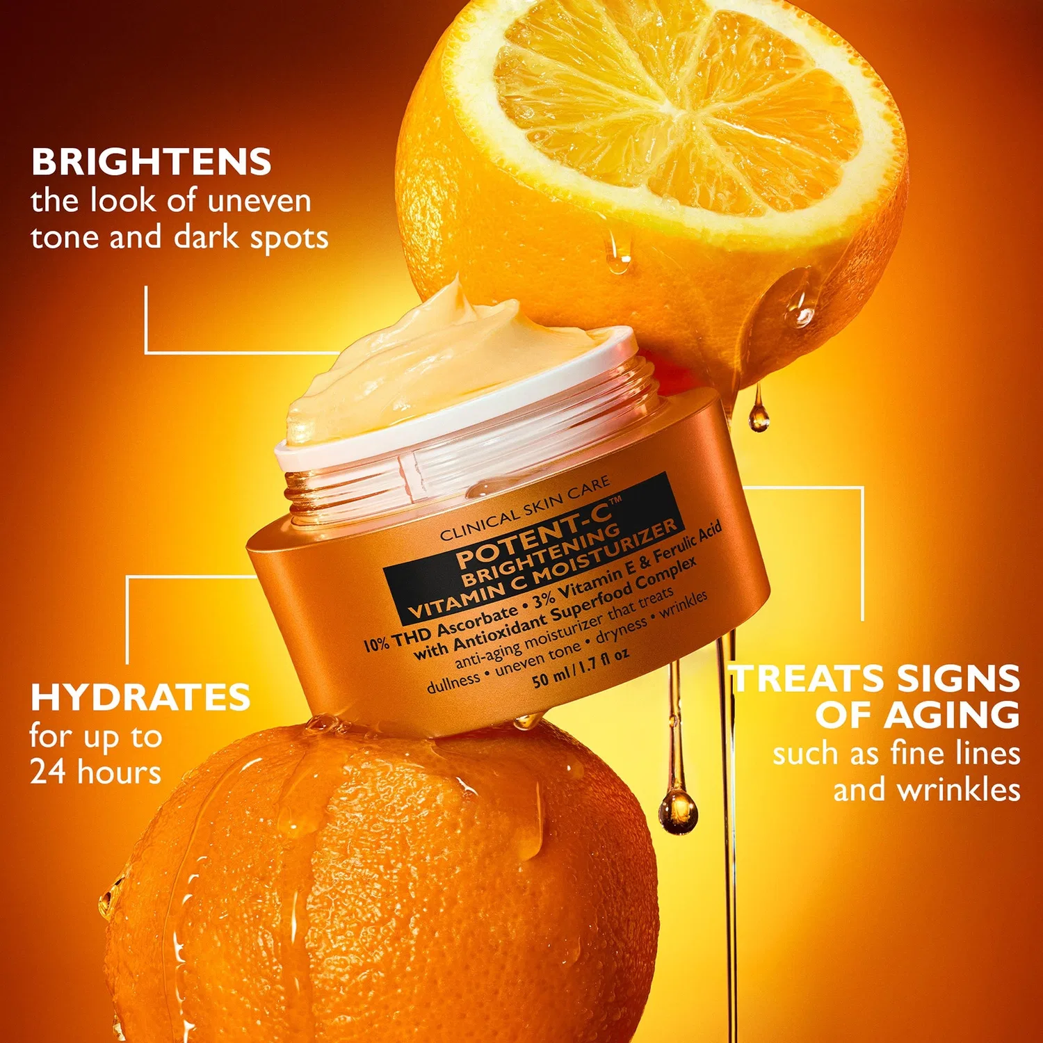 Крем для лица Peter Thomas Roth — Potent-C idratante illuminante с витамином С, 50 мл — фото 3