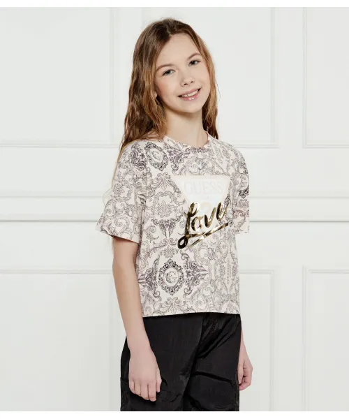 

Футболка Loose fit Guess, розовый