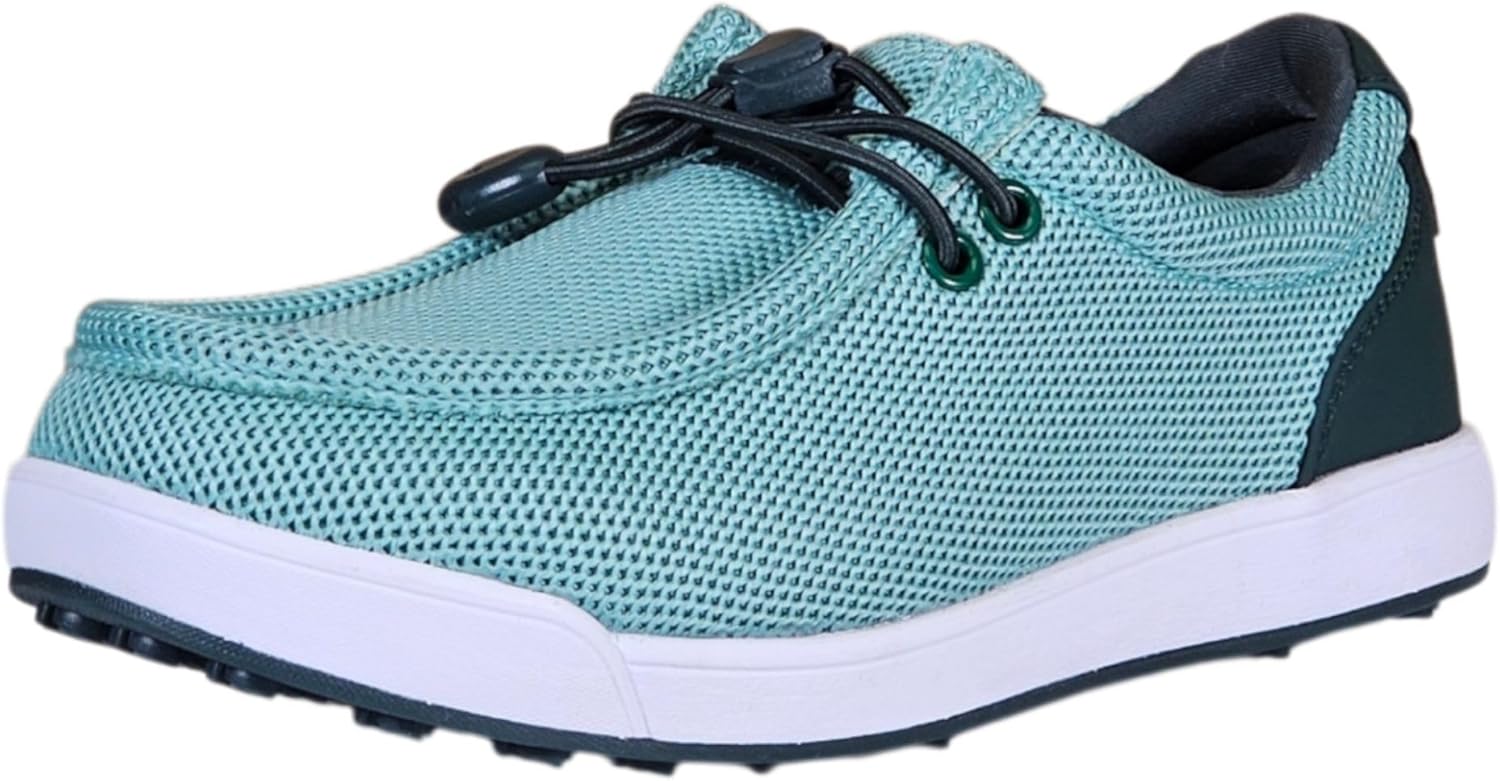 

Женские гольф туфли SKONI без шипов, На липучке, Легкие, зеленый