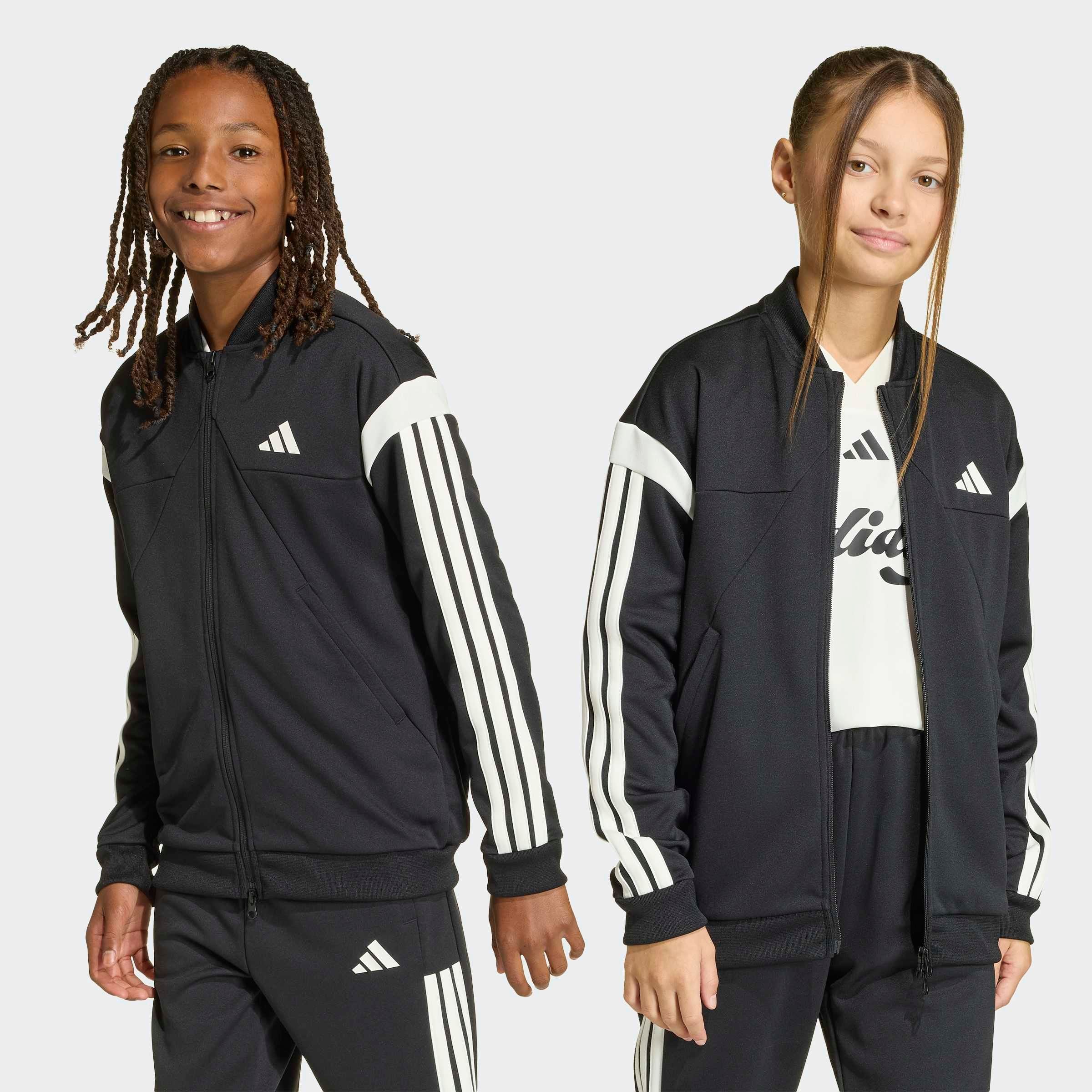 Adidas Sportswear Спортивная куртка в черном цвете — фото 3