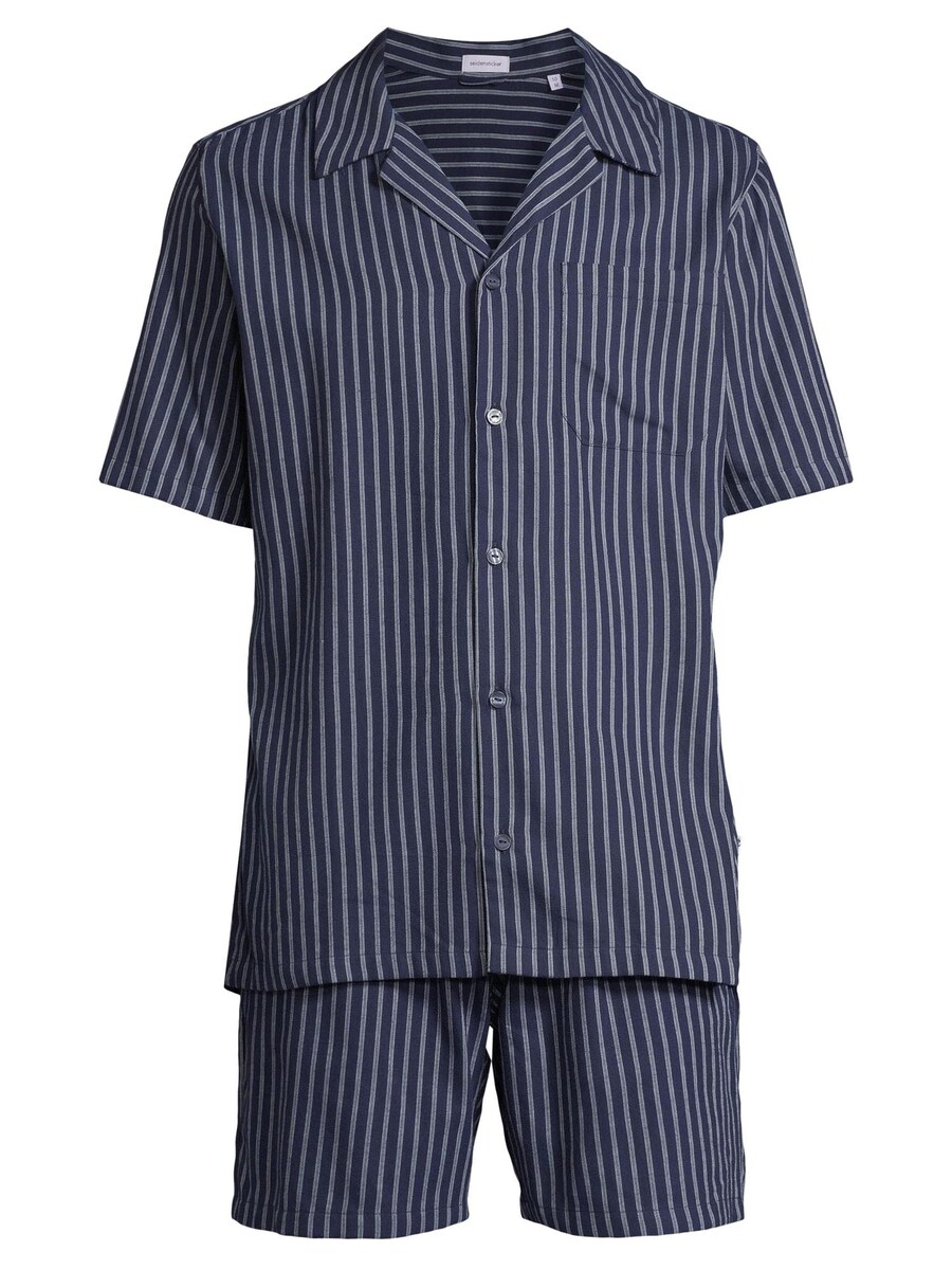 

Короткая пижама SEIDENSTICKER Classic Twill, темно-синий