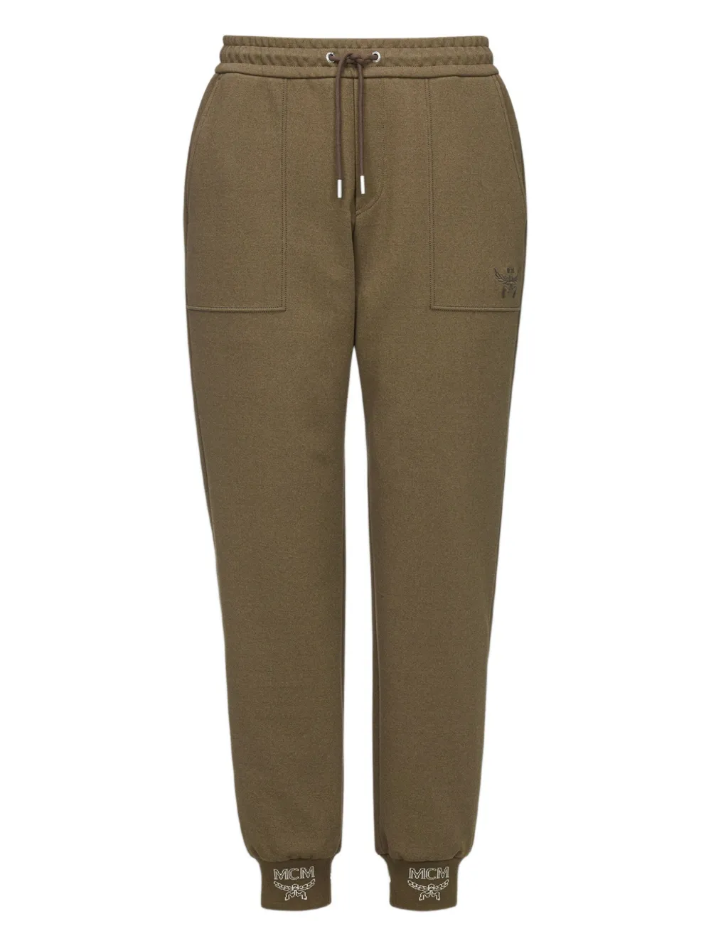 

Спортивные брюки из ткани понте с логотипом Mcm, коричневый