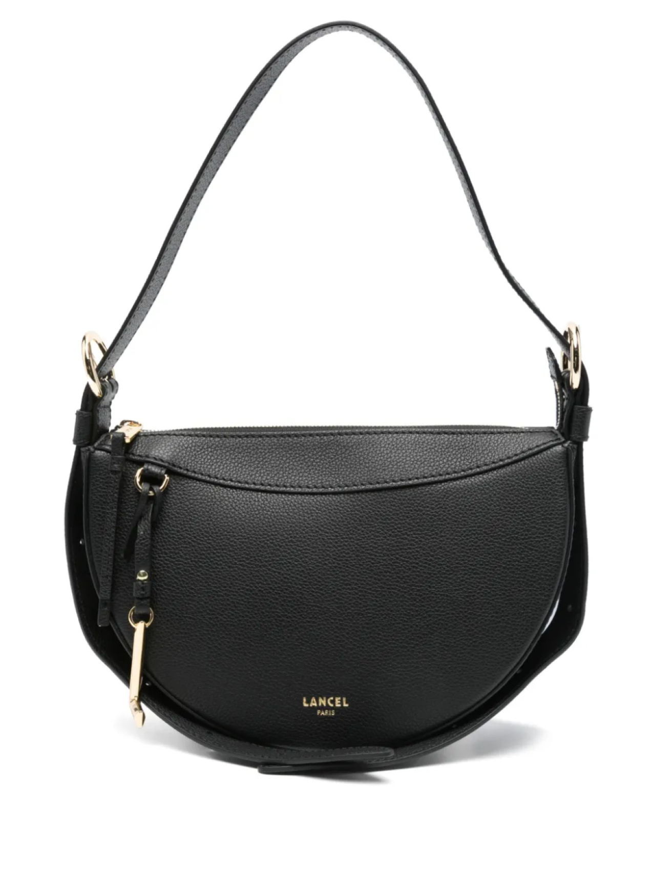 

Кожаная сумка через плечо Lancel, черный