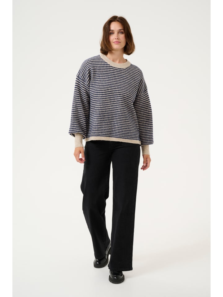 

Kaffe Вязаный свитер KAellery свободного кроя, цвет «перьевой серый/синий»