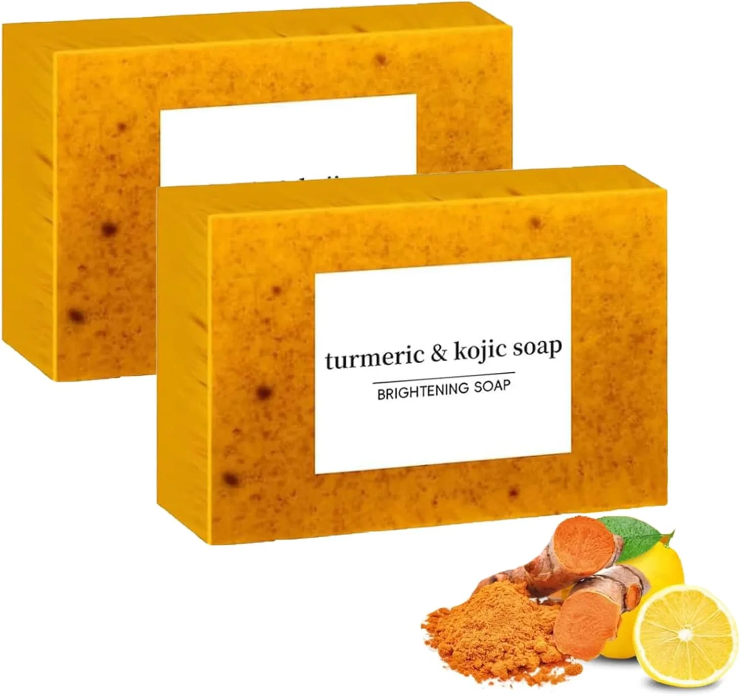 Мыло Lemon Turmeric Kojic Soap Kasvin 2 шт