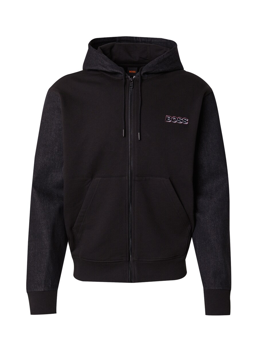 

Толстовка с капюшоном на молнии BOSS Zip-Up Hoodie, цвет black/black denim