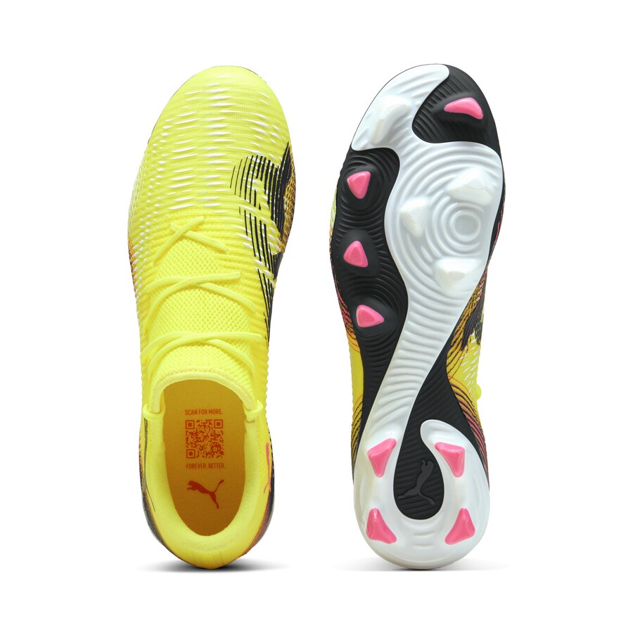 Футбольные бутсы PUMA Future 8 Match, лимонно-желтый — фото 3