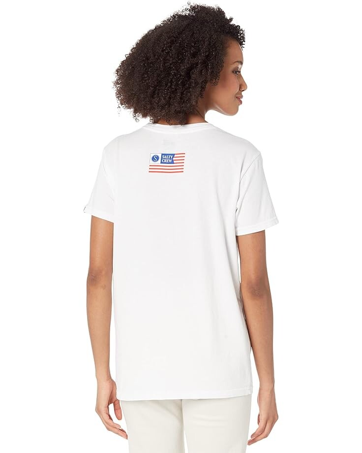 

Футболка Salty Crew Stars & Stripes Boyfriend Short Sleeve Tee, белый