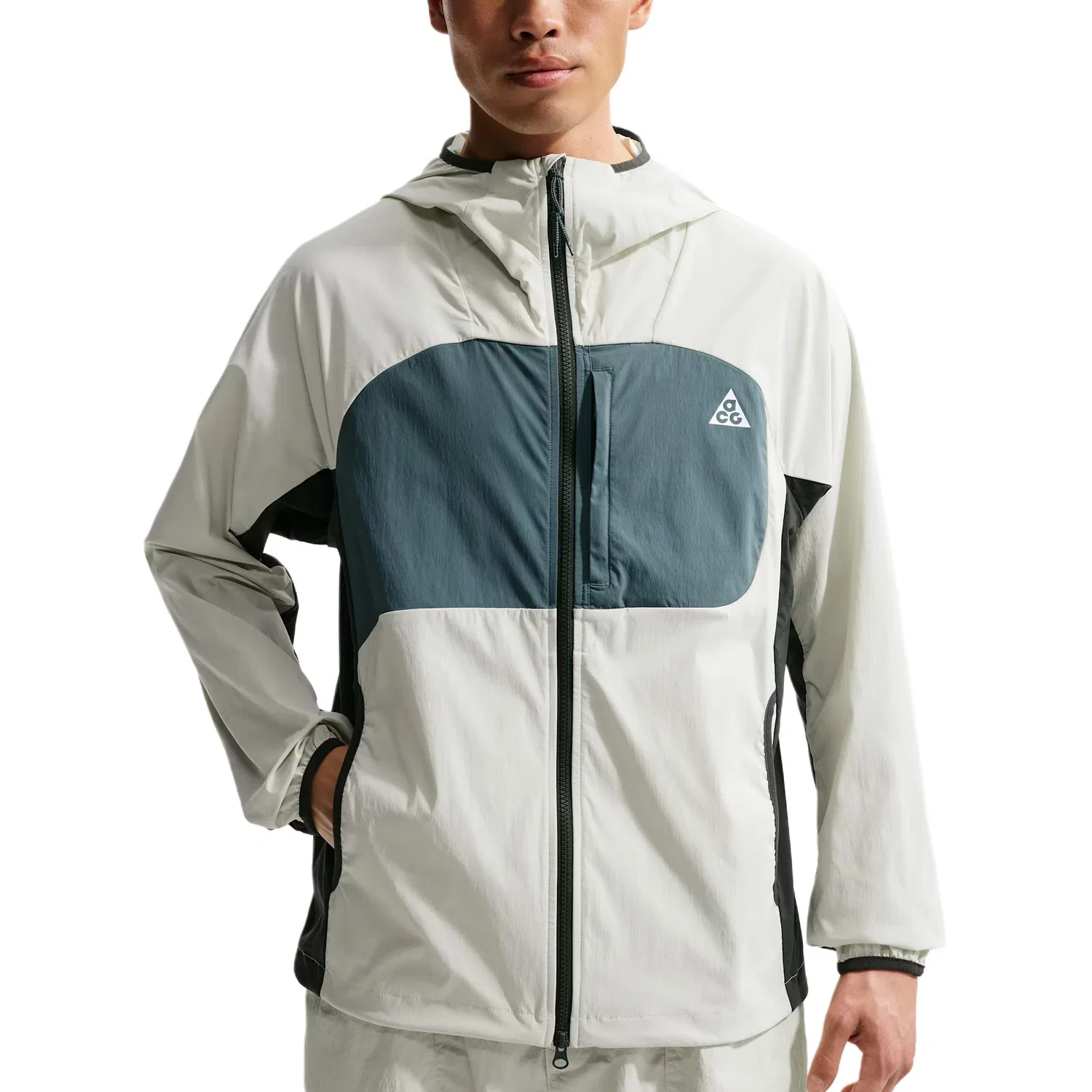 Куртка All Condition Gear Five Towers, мужская Nike, Seagrass Green/Black Spruce Green/Mineral Slate Green/Peak White