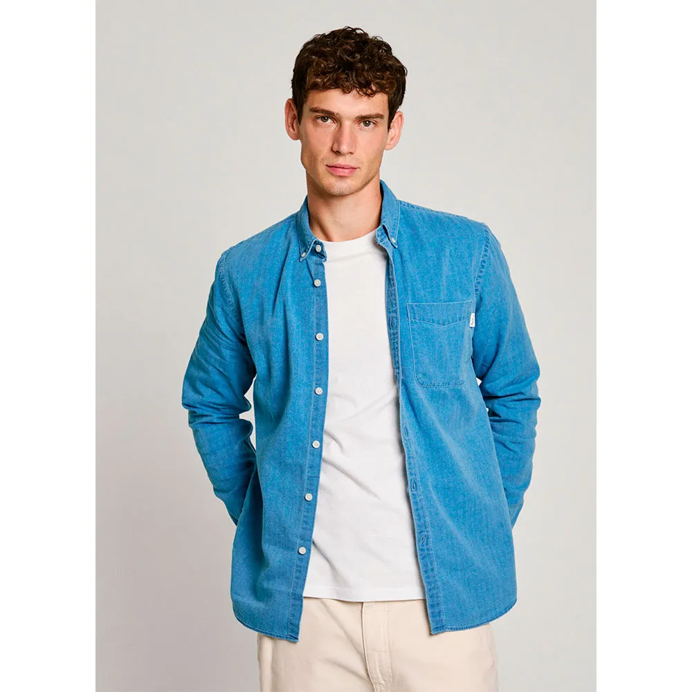 

Рубашка Pepe Jeans Maison, синий