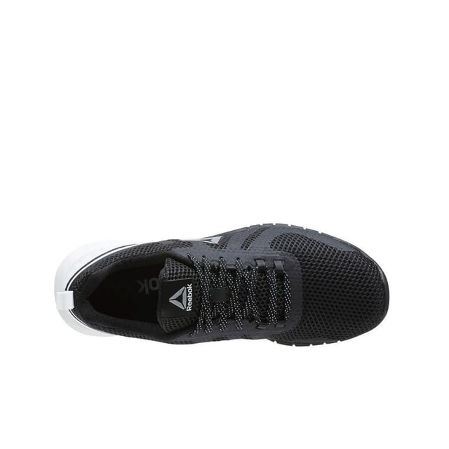 Синтетические женские кроссовки для бега Print Run 2 на шнуровке E BD4549 Reebok, черный — фото 4