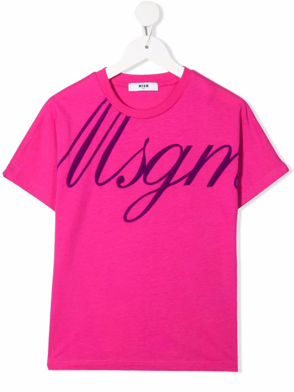 

Футболка с логотипом MSGM Kids, розовый
