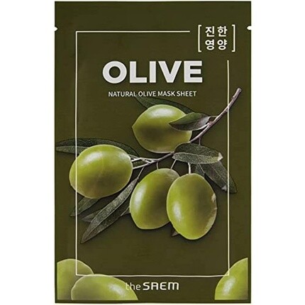 

Тканевая маска с натуральной оливкой 21 мл, The Saem
