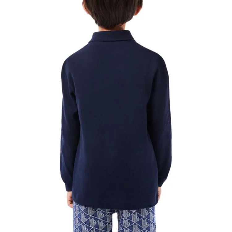 LACOSTE Детский топ Marine Blue — фото 4