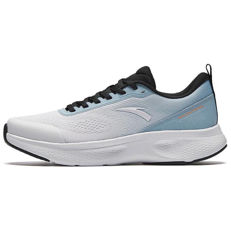 

Антискользящие износостойкие низкие тренировочные кроссовки мужские серо-сине-черные Anta