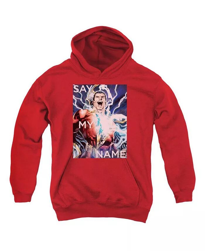 

Толстовка с капюшоном Boys of America Youth Say My Name Justice League, красный