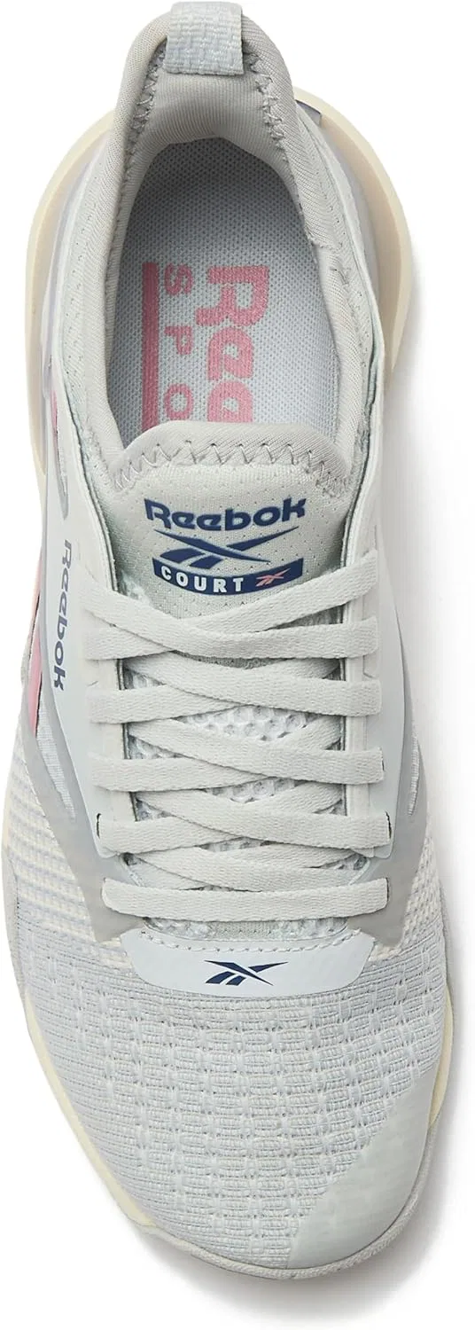Кроссовки для корта Reebok Nano Court, Moon/Vintage Chalk/Dusty Rose — фото 4