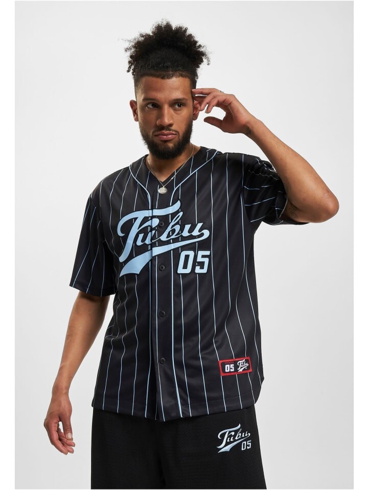 

Футболка FUBU, цвет black/lightblue