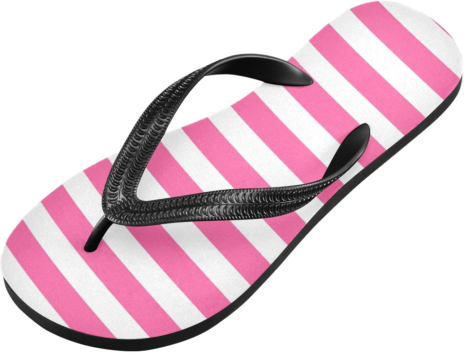 

Неоновые розовые пляжные шлепанцы с ремешком, резиновые нескользящие летние тапочки для мужчин и женщин Sinestour