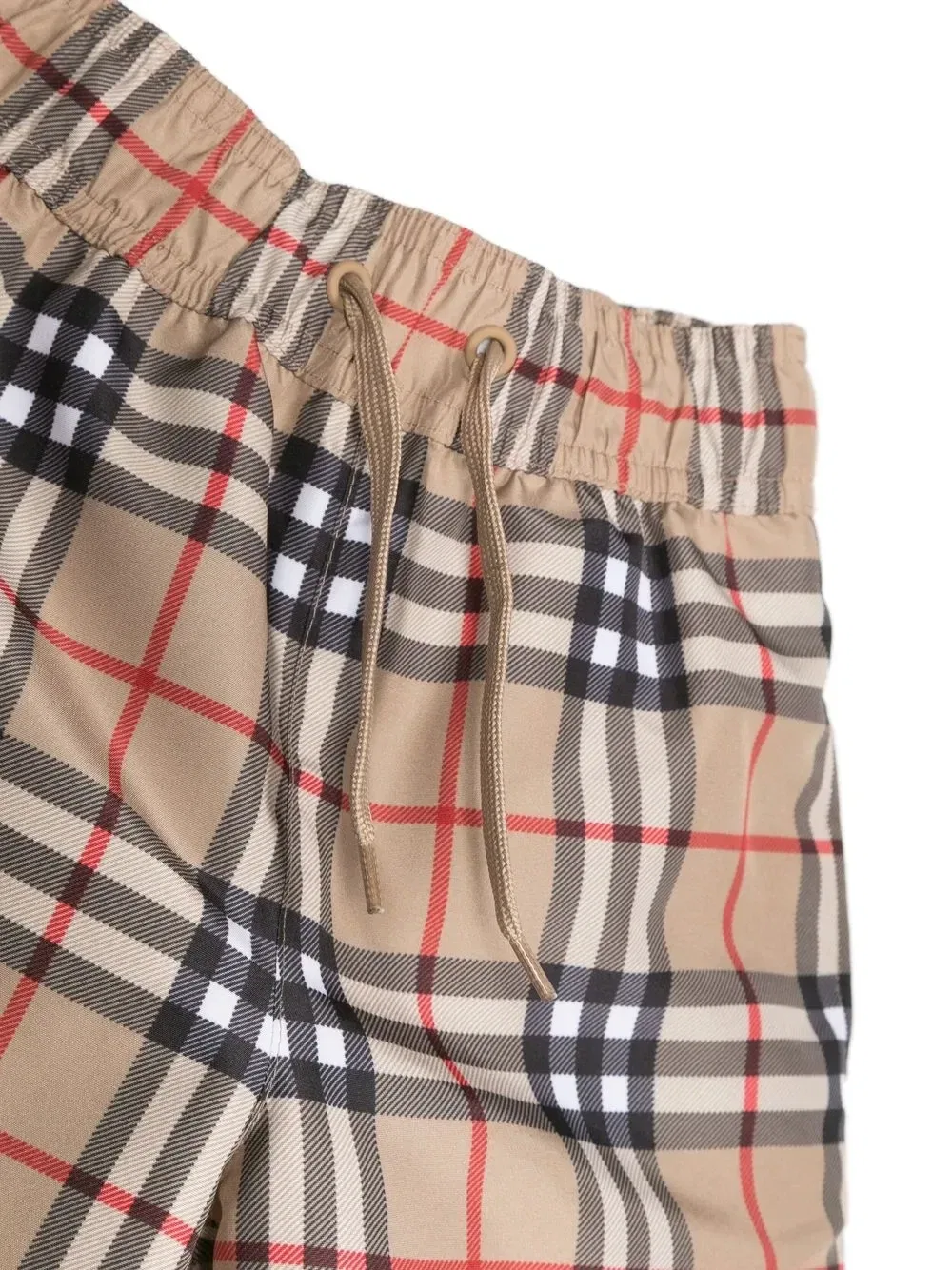 Плавки-шорты в клетку Vintage Check Burberry Kids, бежевый — фото 3