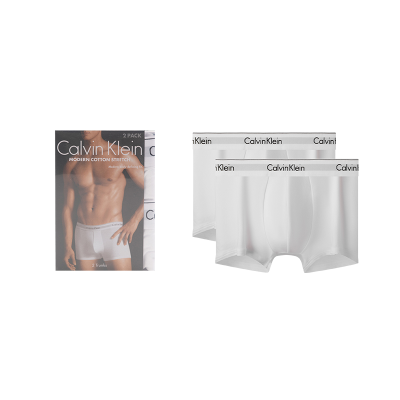Мужские трусы 2 штуки Calvin Klein, синий/фиолетовый — фото 3