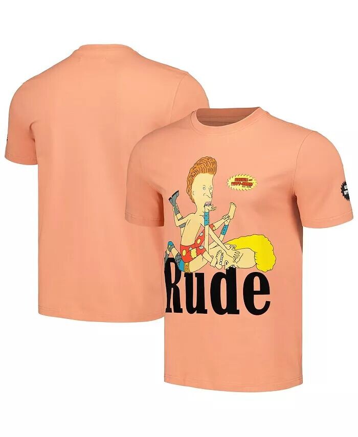 

Мужская и женская футболка Orange Beavis and Butt-Head Rude Freeze Max, оранжевый