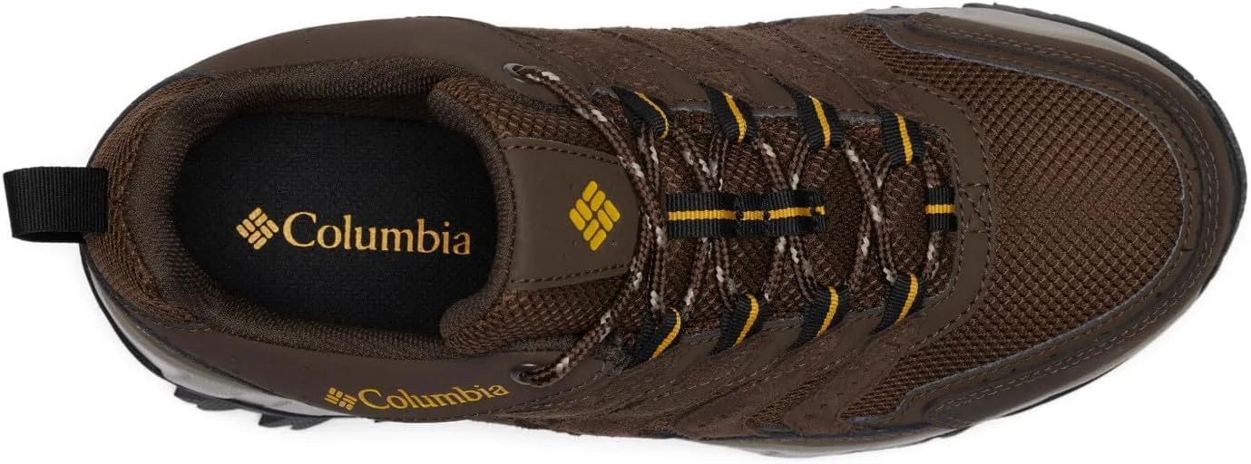 Мужские водонепроницаемые походные туфли Columbia Strata Trail Low, желтый — фото 4