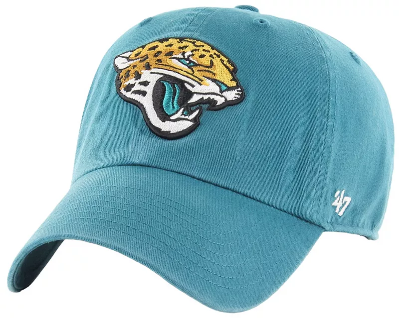 

'47 Youth Jacksonville Jaguars K Dark Teal Clean Up Регулируемая кепка