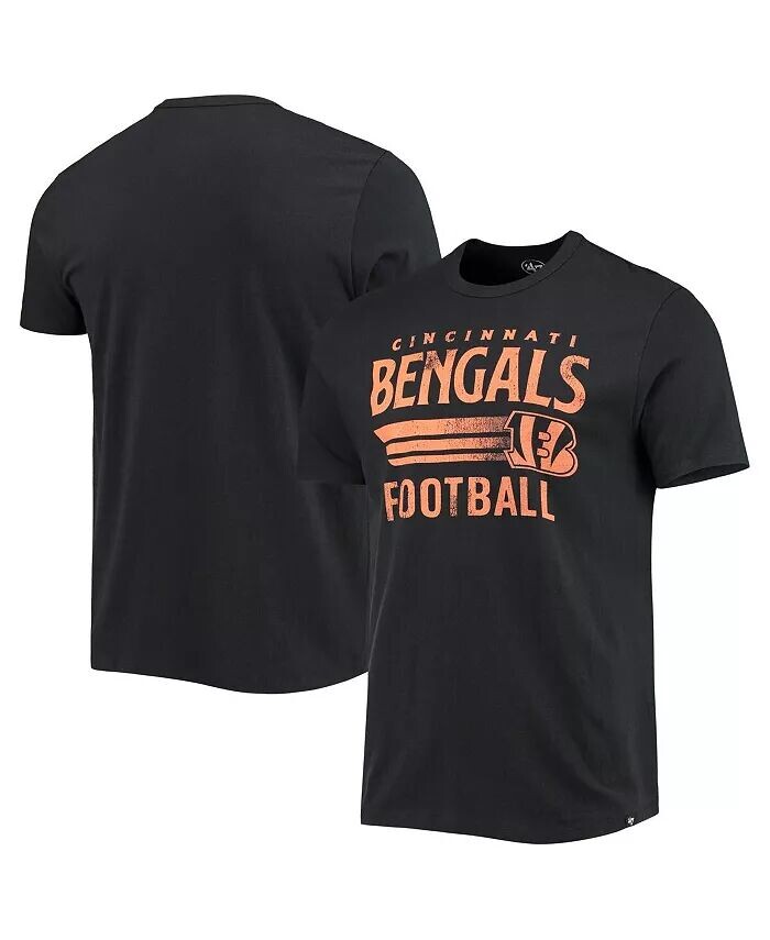 

Мужская черная футболка Cincinnati Bengals Conrider Franklin '47 Brand