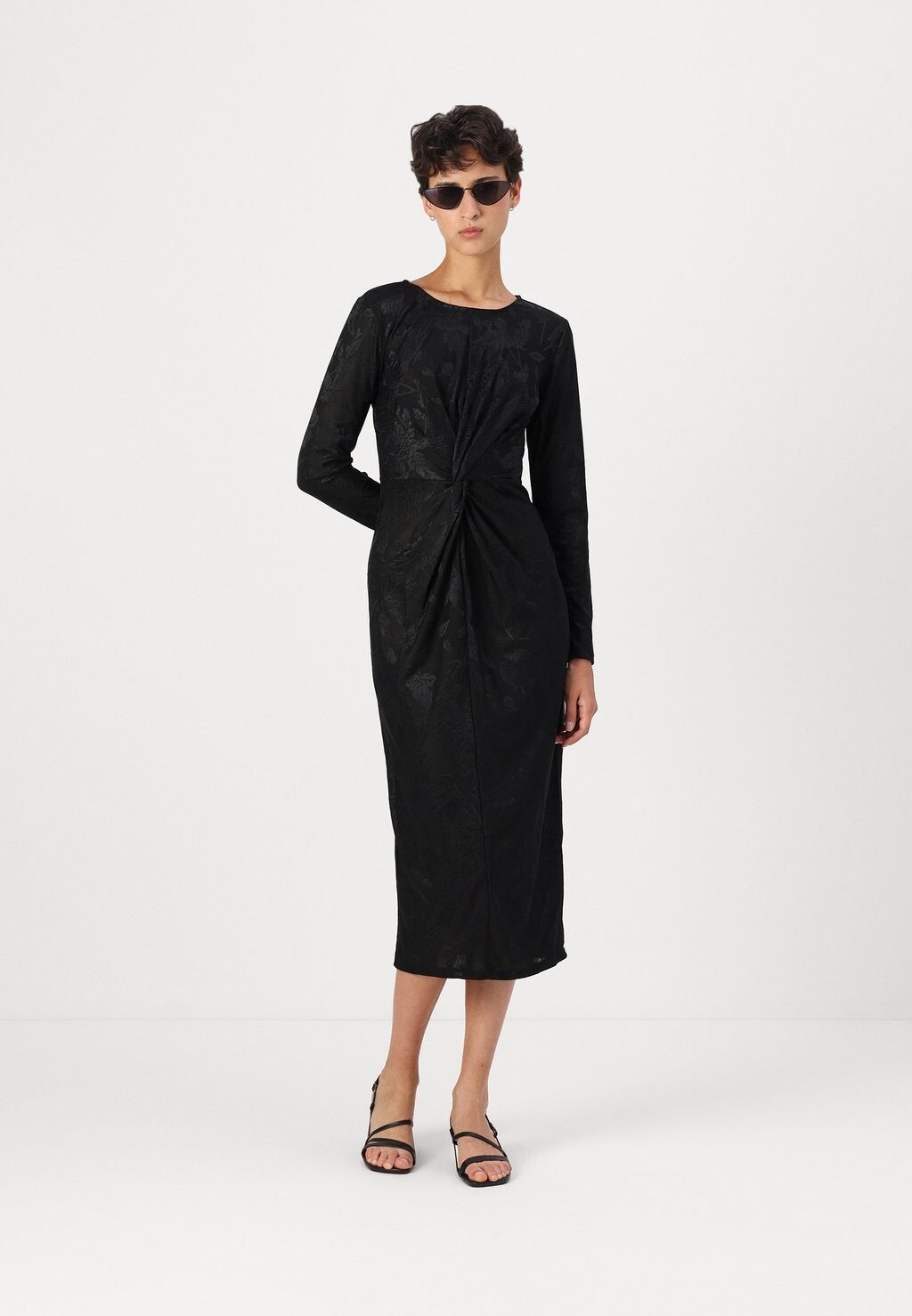 

Платье-футляр VIROSEA O NECK MIDI DRESS VILA, черный