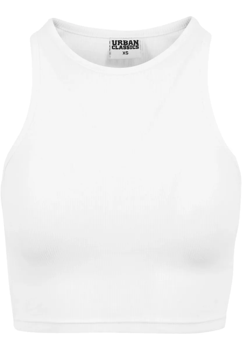 

Майка-топ URBAN CLASSICS " Urban Classics Ladies Cropped Rib Top", белый