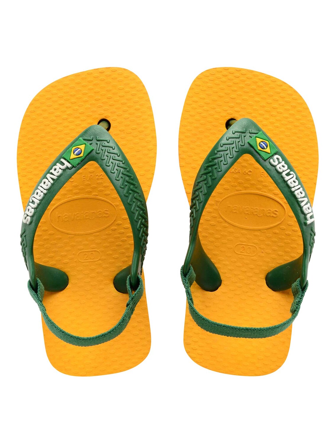 

Шлепанцы Havaianas BABY BRASIL LOGO II, желтый